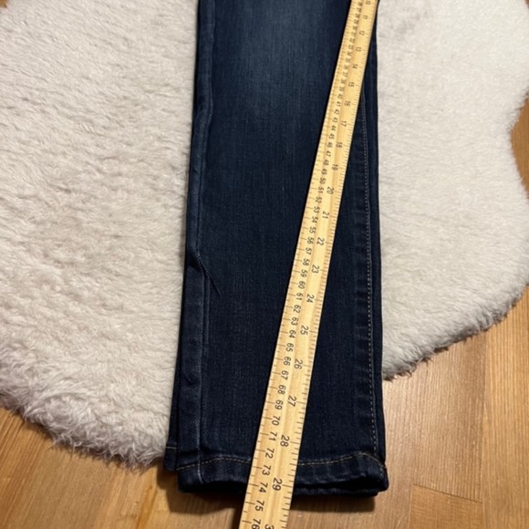 Banana Republic Womens Blue Dark Wash Skinny Fit Jeans Mid Rise Denim Sz 28/6 - Picture 12 of 12